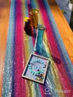 картинка 1 прикреплена к отзыву Vibrant Multicolor Sequin Table Runner for Party Decor - 12x108-Inch Rainbow Sequin Runner (Pack of 1) от Alton Walton