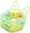 xl 7-day pill organizer, extra large portable medicine box for vitamins/fish oil/pills/supplements - arthritis friendly logo
