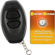 🔑 rs3000 bab237131-022, 08191-00922 - black keyless entry remote key fob for 90-97 toyota dealer installed systems logo