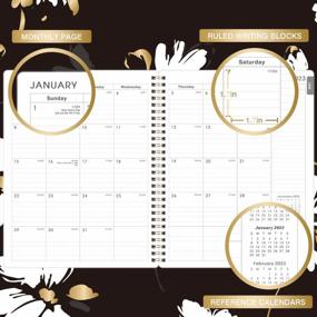 img 3 attached to Floral 2023 Planner: Stay Organized All Year With Weekly/Monthly Layout, To-Do List, Twin-Wire Binding & 8" X 10" Size