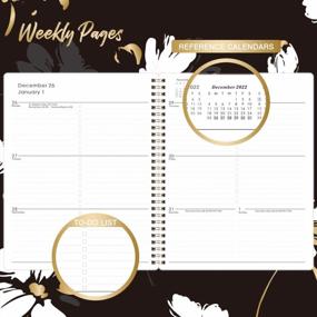 img 2 attached to Floral 2023 Planner: Stay Organized All Year With Weekly/Monthly Layout, To-Do List, Twin-Wire Binding & 8" X 10" Size