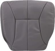 🚘 1998-2002 dodge ram 1500/2500/3500 replacement seat cover - synthetic leather, mist gray (light gray), driver bottom - laramie slt logo