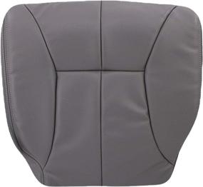 img 4 attached to 🚘 1998-2002 Dodge Ram 1500/2500/3500 Replacement Seat Cover - Synthetic Leather, Mist Gray (Light Gray), Driver Bottom - Laramie SLT