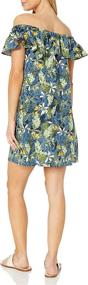 img 3 attached to 🌺 Stunning 28 Palms Tropical Hawaiian Print Off-Shoulder Dresses - Exquisite Women's Clothing Collection