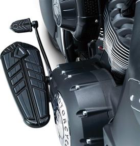 img 4 attached to 🏍️ Enhance Your Ride with Kuryakyn 5651 Spear Driver Floorboard Inserts - Perfect for 2014-19 Indian Motorcycles in Satin Black (1 Pair)