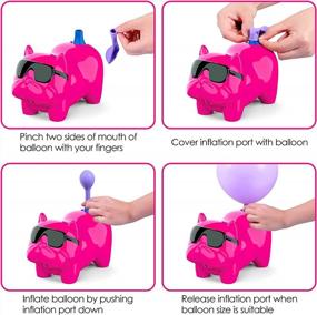 img 1 attached to Electric Balloon Pump Air Blower Portable Inflator For Festival Party Decoration - Garland And Arch Kit