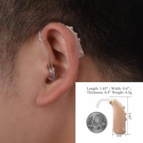 img 2 attached to Перезаряжаемый цифровой слуховой аппарат с шумоподавлением BLJ-109 - Banglijian (1 шт.)