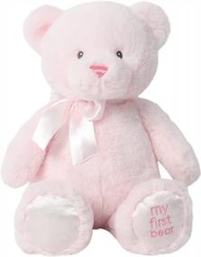 img 4 attached to Обнимайтесь с моим первым розовым плюшевым мишкой Linzy'S - идеально подходит для младенцев и малышей!