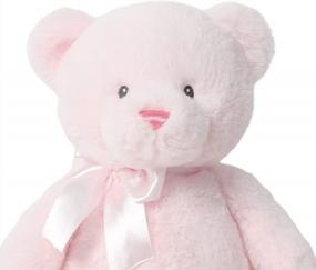 img 2 attached to Обнимайтесь с моим первым розовым плюшевым мишкой Linzy'S - идеально подходит для младенцев и малышей!