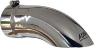mbrp t5085 exhaust tip (5 inch od turn down 5 inch inlet 14 inch length t304) logo