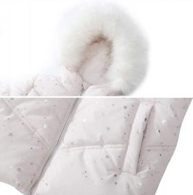 img 1 attached to Warm And Stylish: Rokka&Rolla Girls' Heavy Puffer Jacket With Hooded Faux Fur For Winter