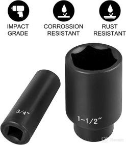 img 3 attached to VEVOR Impact Sockets 6 Point Construction Tools & Equipment good in Hand Tools