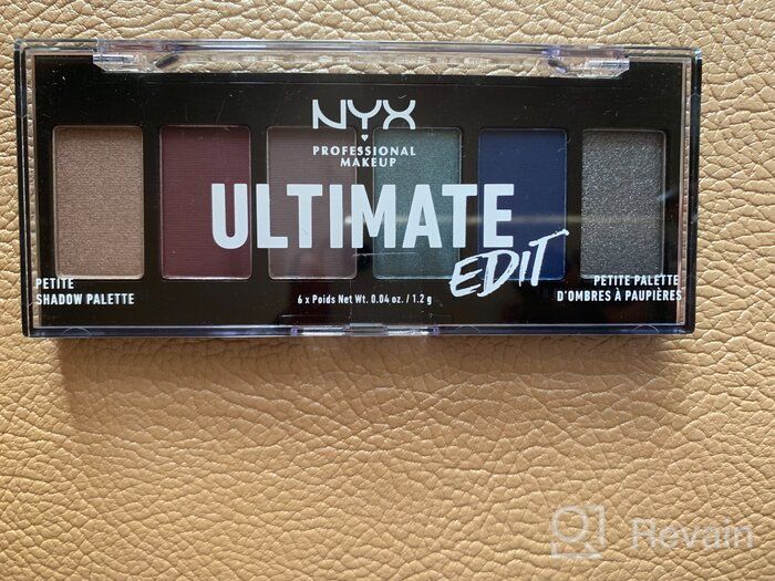 img 3 attached to NYX Professional Makeup Ultimate Shadow Palette Edit Duo Pressed Pigment Eyeshadow Kit With Bonus Eyeshadow Blending Brush (3-Piece Set) review by Ada Adaszek ᠌