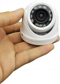 img 4 attached to Vanxse® CCTV 960H 1200Tvl Hd 1/3" Cmos 12Pcs LEDs Ir-Cut 3.6Mm Wide Angle Mini Armour Dome Security Camera Surveillance Camera
