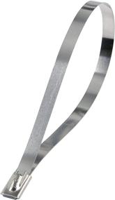 img 1 attached to 🔒 Versatile 14" Supreme 316 Stainless Steel Cable Zip Ties - 300 lb Strength (100 Pieces)