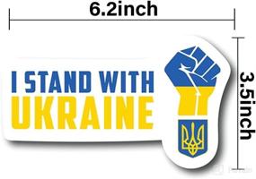 img 1 attached to Ukraine Sticker Support Ukrainian （6 2X3 5Inch）