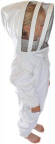 img 4 attached to BeeCastle Children'S/Kids' Beekeeping Protective Suit With Fencing Veil For Kids (4.9FT/59INCH)