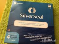 img 1 attached to Hydrogel Wound Dressing With X-Static Silver For Burns, Cuts And Injuries - SilverSeal Soothing And Protective Pads, Sterile 2" X 3", Pack Of 6 review by Jason Sundstrom