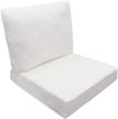premium deep seat cushion insert with polyester fill fiber for large chairs - 26" x 30" x 6 logo