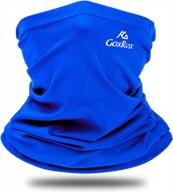 stay protected from sun with our cooling neck gaiter - perfect for hiking, cycling, fishing, and more! logo