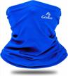 stay protected from sun with our cooling neck gaiter - perfect for hiking, cycling, fishing, and more! logo