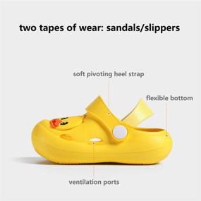 img 1 attached to 👦 Holynissl Non-Slip Lightweight Boys' Toddler Sandals - Ideal Shoes for Sandals