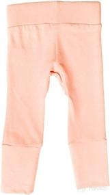 img 3 attached to Toora Loora Leggings Salmon Months Apparel & Accessories Baby Girls