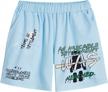 stay stylish and comfortable with wdirara men's letter graphic print active shorts with pocket logo