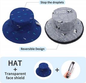 img 2 attached to Summer Beach Toddler Cotton Swim Animal Hats For Boys Girls Kids - Duoyeree Baby Sun Hat