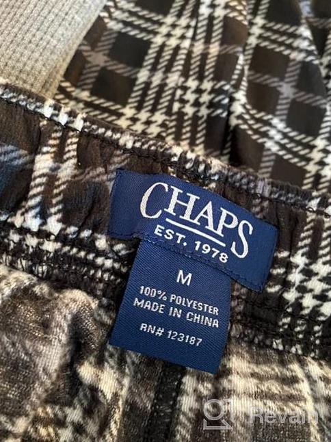 img 1 attached to Chaps Waffle-Texture Fleece Plaid: Enhanced for SEO review by Peris Holland