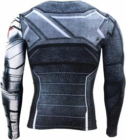 img 2 attached to 👕 Ultimate July1 Superhero Compression Fitness Running Boys' Tops, Tees & Shirts