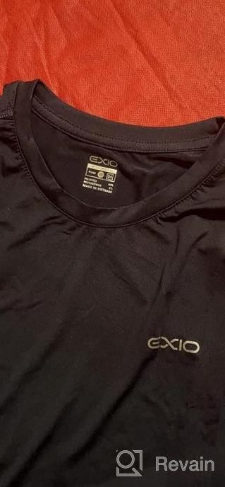 img 1 attached to EXIO Mens Compression Baselayer Top: Cool Dry Long & Short Sleeve Workout Shirts For Maximum Performance! review by Anthony Heinrichs