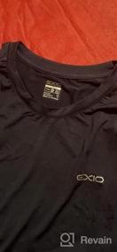 img 5 attached to EXIO Mens Compression Baselayer Top: Cool Dry Long & Short Sleeve Workout Shirts For Maximum Performance!
