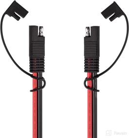 img 4 attached to 🔌 iGreely SAE Extension Cable - 10Ft 12AWG Automotive Power Extension Cord with Quick Disconnect Wire Harness and SAE Connector - Ideal for Solar Panels, Motorcycles, Cars, Tractors - 12 AWG