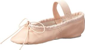 img 4 attached to Capezio Toddler Little Teknik Ballet Girls' Shoes via Athletic