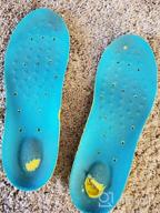 img 1 attached to 24 CM Kids Memory Foam Insoles For Arch Support & Comfort - Size 4-6 Children'S Athletic Shoes review by Hanson Kendrick