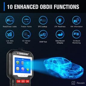 img 1 attached to 🔧 KONNWEI KW320 Professional OBD2 Scanner - Engine Fault Code Reader and CAN Diagnostic Scan Tool for All OBD II Protocol Cars Since 1996