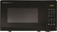 sharp microwaves zsmc0710bb sharp 700w countertop microwave oven, 0.7 cubic foot, black logo