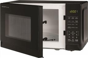 img 1 attached to Microwave Oven Sharp ZSMC0710BB Sharp мощностью 700 Вт для приготовления пищи на столешнице, 0,7 кубического фута, черный