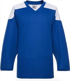 img 4 attached to Lightweight Ice Hockey Training Jersey - EALER H100 Series For Boys, Men, Youth And Adults - Blank Practice Jersey