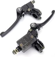 🛠️ universal 7/8" handle bar xr50 crf50 folding clutch lever perch and brake master cylinder kit for motorcycle dirtbike pit bike - foldable levers with 10mm banjo bolt, 22mm bar, and enhanced seo логотип