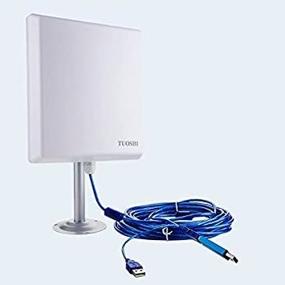 img 4 attached to 2.4GHz 36DBi Outdoor High Gain USB Wi-Fi Range Extender Antenna For RV, Marine & PCs - TUOSHI N4000