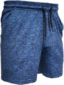 img 1 attached to Lehmanlin Workout Running Shorts Bodybuilding Men's Clothing and Active