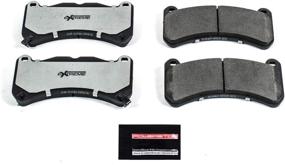 img 1 attached to 🚗 Enhance Your Vehicle's Braking Power with Power Stop Front Z26-1365 Z26 Extreme Performance Brake Pad Set