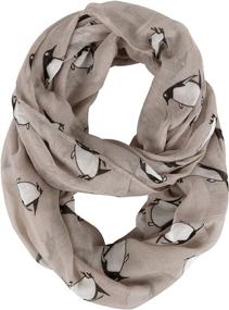 img 4 attached to GERINLY Penguin Infinity Fashion Scarves Women's Accessories at Scarves & Wraps