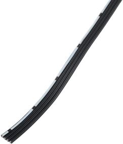 img 2 attached to 🔌 Flexible and Durable BNTECHGO 28 Gauge Silicone Ribbon Cable: Black, 50 ft Flat Cable for Easy Wiring - 28 AWG Strand Wire