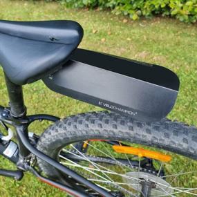 img 2 attached to VeloChampion Bicycle Mudguard Waterproof Rear Tail Under Saddle Fender For Road Or Mountain Bike