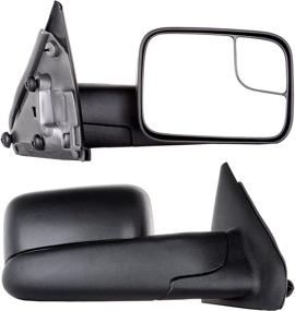 img 4 attached to OCPTY Rearview Mirrors 2002 2008 2003 2009 Exterior Accessories for Towing Products & Winches