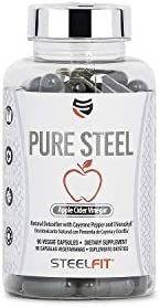 img 4 attached to SteelFit Pure Steel Apple Cider Vinegar Capsules - Natural Detoxifier - Cayenne Pepper - Chlorophyll - Digestion -Supports Weight Management - Vegan - Gluten Free - Keto Friendly - 90 Veggie Capsules