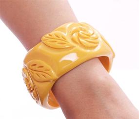 img 1 attached to ADIA KIBUR Bakelite Alternative Girls' Jewelry Bracelet - Bracelets